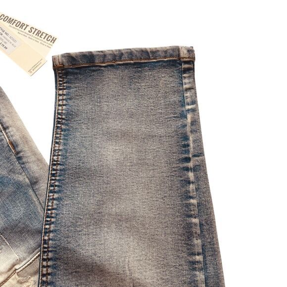 KDNK Comfort Stretch Distressed Moto Denim Jeans - Picture 3 of 16